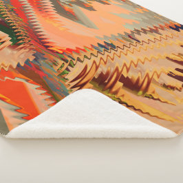 Quebra de cores com zigue zague ou efeionda sherpadecke