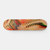 Quebra de cores com zigue zague ou efeionda skateboard (Horizontal)