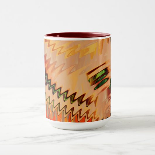 Quebra de cores com zigue zague ou efeionda tasse (Zentrum)