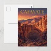 Quebrada de las Conchas Postkarte (Vorne/Hinten)