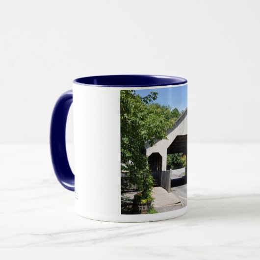 Quechee Gorge Covered Bridge - Tasse (Vorderseite Links)