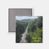Quechee Gorge, Vermont Magnet (Vorderseite/Rückseite)