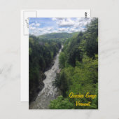 Quechee Gorge, Vermont Postkarte (Vorne/Hinten)
