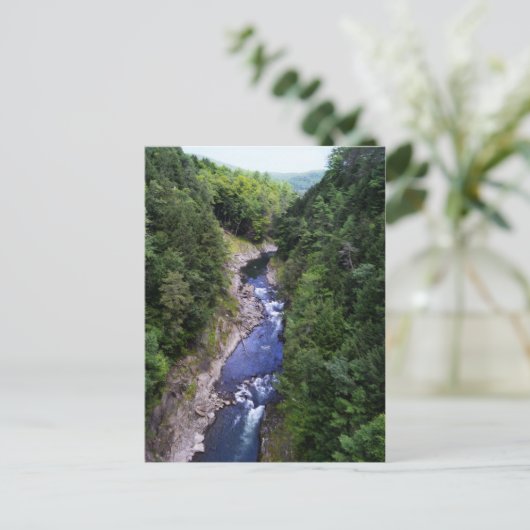 Quechee Gorge, Vermont Postkarte (Stehend Vorderseite)