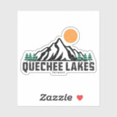 Quechee Lakes Sunset T - Shirt Aufkleber (Blatt)