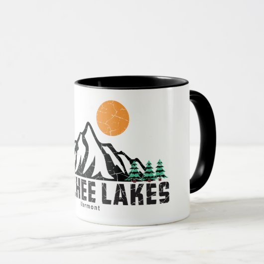 Quechee Lakes Sunset T - Shirt Tasse (VorderseiteRechts)