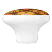 Quechua Mandala Taquina Gewohnheits-Griff Keramikknauf (Seitenansicht)