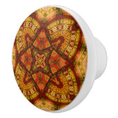 Quechua Mandala Taquina Gewohnheits-Griff Keramikknauf (Rechts)