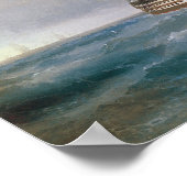 Quecksilber, das von zwei türkischen Schiffen ange Poster (Ecke)