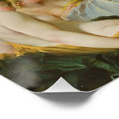 Quecksilber, der den Säugling Baccus an die Nymphe Poster (Ecke)