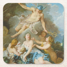 Quecksilber, der den Säugling Baccus an die Nymphe