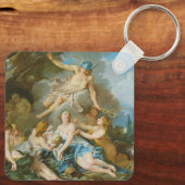 Quecksilber, der den Säugling Baccus an die Nymphe Schlüsselanhänger (Rückseite)