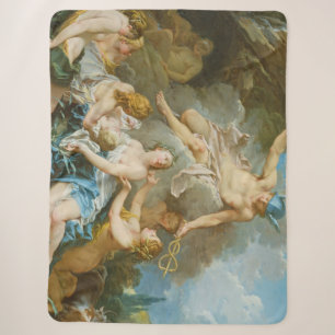 Quecksilber, der den Säugling Baccus an die Nymphe Sherpadecke
