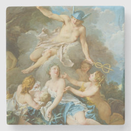 Quecksilber, der den Säugling Baccus an die Nymphe Steinuntersetzer