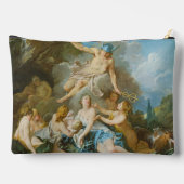 Quecksilber, der den Säugling Baccus an die Nymphe Zubehörtasche (Rückseite)