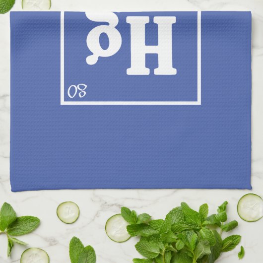 Quecksilber Geschirrtuch (Gefaltet)