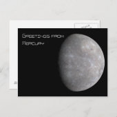 Quecksilber Postkarte (Vorne/Hinten)