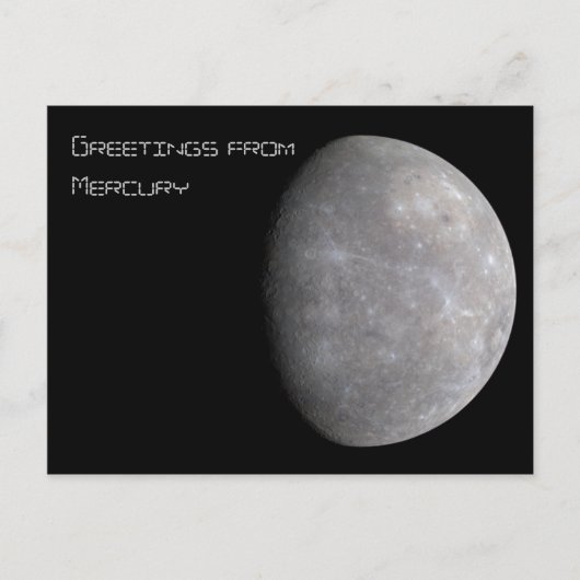 Quecksilber Postkarte (Vorderseite)