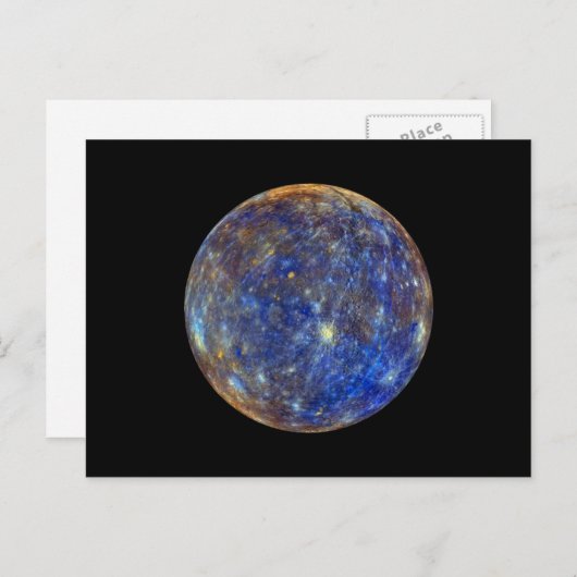 Quecksilber Postkarte (Vorne/Hinten)