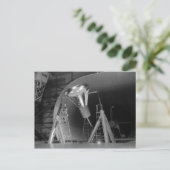 Quecksilber-Raumkapsel wird 1959 getestet Postkarte (Stehend Vorderseite)