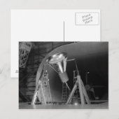 Quecksilber-Raumkapsel wird 1959 getestet Postkarte (Vorne/Hinten)