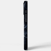 Quecksilber Säbelzahn Grün Smaragdaugen Case-Mate iPhone Hülle (Rückseite / Links)