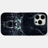 Quecksilber Säbelzahn Grün Smaragdaugen Case-Mate iPhone Hülle (Rückseite (Horizontal))