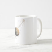 Quecksilber-Sengender-Transit-Himmelskörper-Tasse Kaffeetasse (VorderseiteRechts)