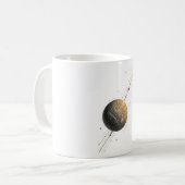 Quecksilber-Sengender-Transit-Himmelskörper-Tasse Kaffeetasse (Vorderseite Links)