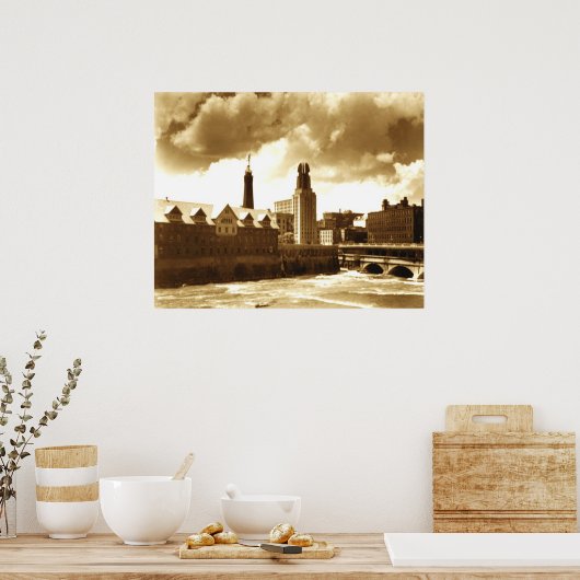 Quecksilber- und Timesplatz Poster (Küche)