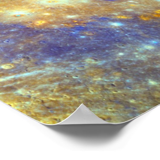 Quecksilberkaloris-Becken Poster (Ecke)