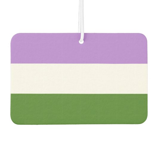 Quee Flagge Autolufterfrischer (Vorderseite)