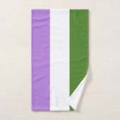Quee Flagge Badhandtuch Set (Handtuch)