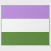 Quee Flagge Geschenkpapier (Flach)