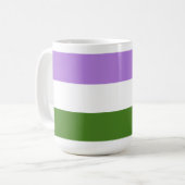 Quee Flagge Kaffeetasse (Vorderseite Links)