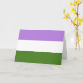 Quee Flagge Karte (Gelbe Blume)