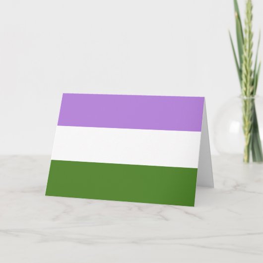 Quee Flagge Karte (Vorderseite)