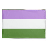 Quee Flagge Kissenbezug (Rückseite-Links)