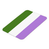 Quee Flagge Magnet (Linke Seite)