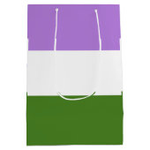 Quee Flagge Mittlere Geschenktüte (Rückseite)