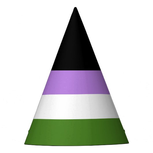 Quee Flagge Partyhütchen (Vorderseite)