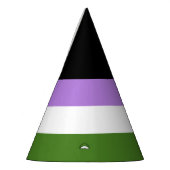 Quee Flagge Partyhütchen (Links)