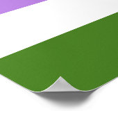 Quee Flagge Poster (Ecke)