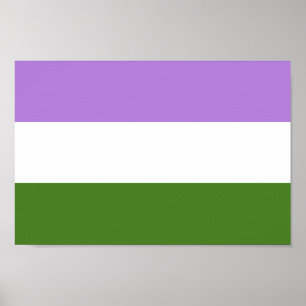 Quee Flagge Poster