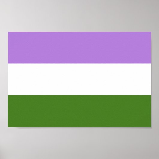 Quee Flagge Poster (Vorne)