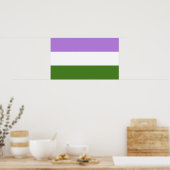 Quee Flagge Poster (Küche)
