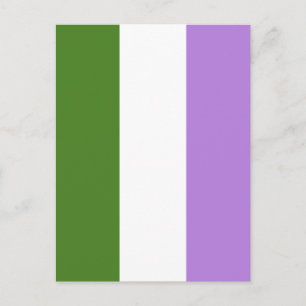 Quee Flagge Postkarte