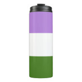 Quee Flagge Thermosbecher (Vorderseite)