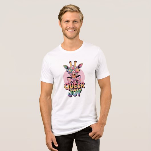 Quee Freude - Radiant Expression Tri-Blend Shirt (Vorderseite voll)