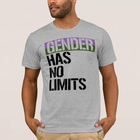 Quee - Geschlecht hat keine Grenzen - - LGBTQ T-Shirt (Vorderseite)
